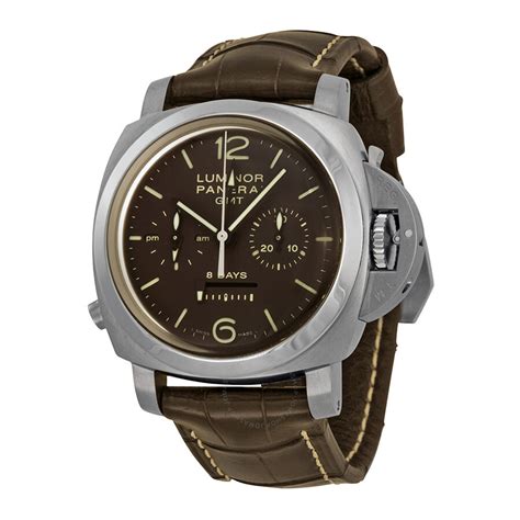 panerai luminor chrono monopulsante 8 days gmt|luminor panerai price list.